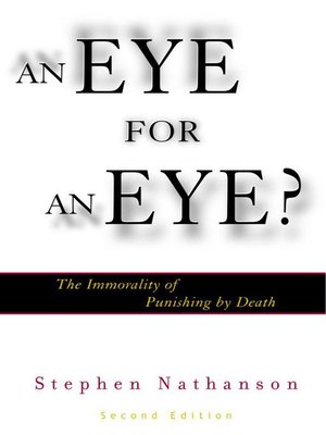cover image of An Eye for an Eye?